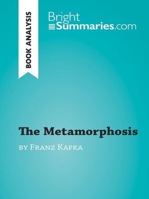 cover image of The Metamorphosis by Franz Kafka (Book Analysis)